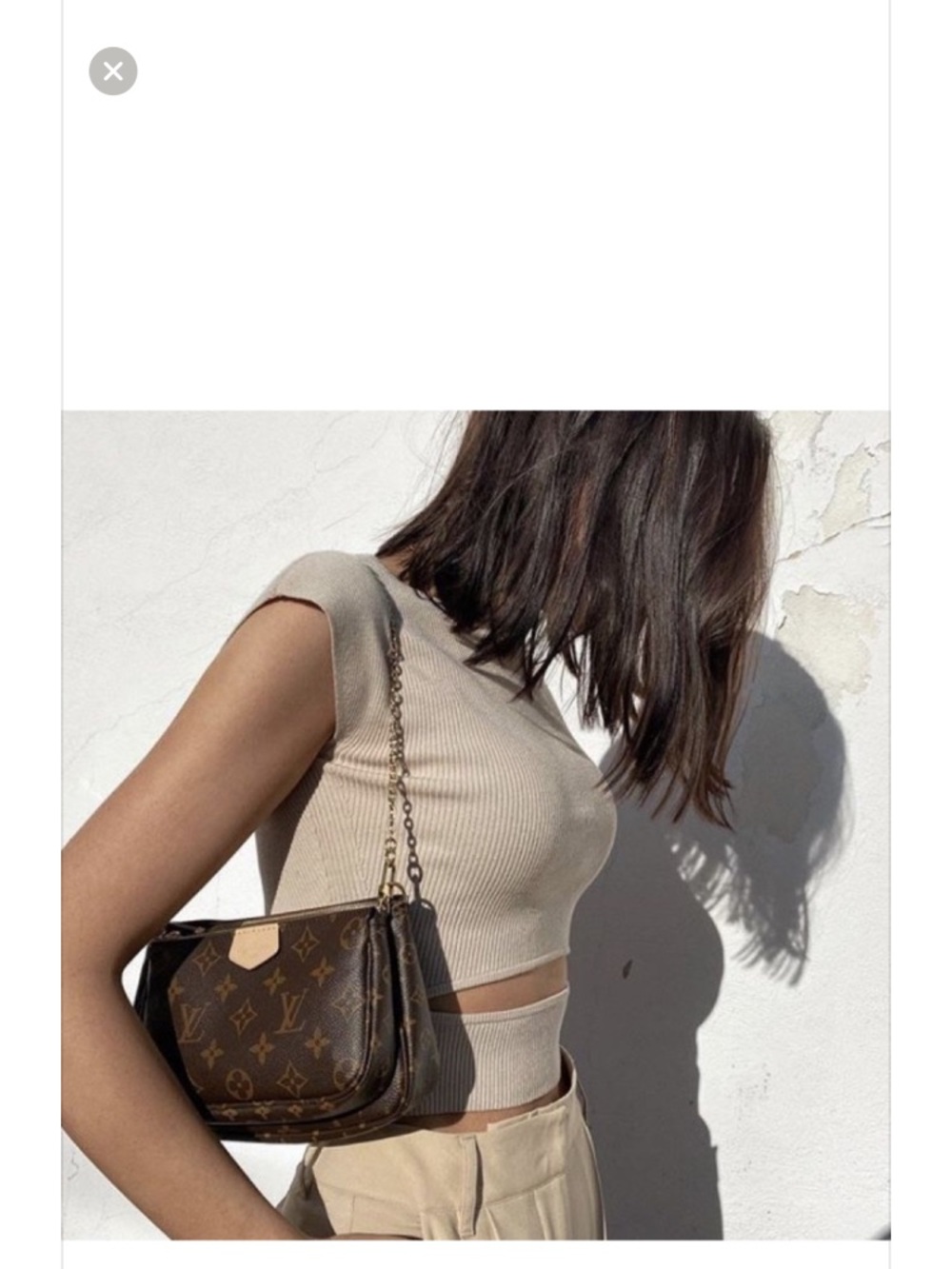 Flash Sale 3 Days 💯 Authentic Louis Vuitton Chain Pochette Shoulder Bag
